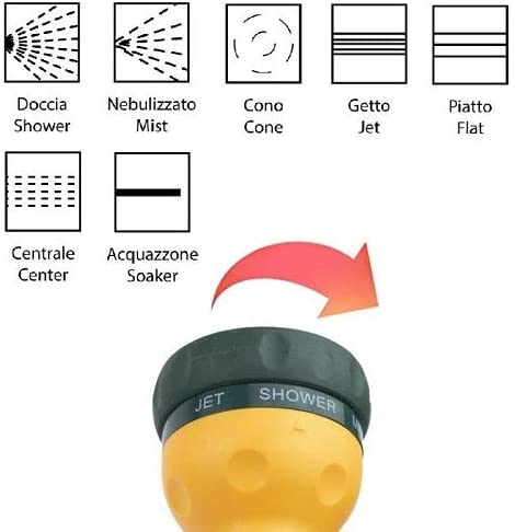 Kit Multiflow avec pistolet d'arrosage à 7 fonctions