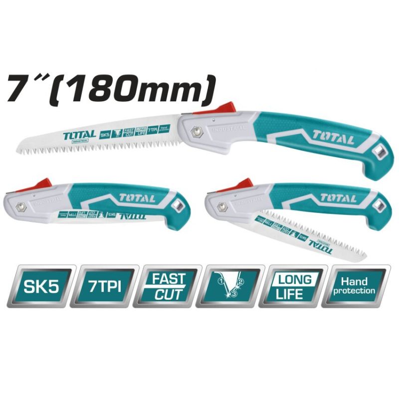 Scie pliante 7" Total THFSW1806