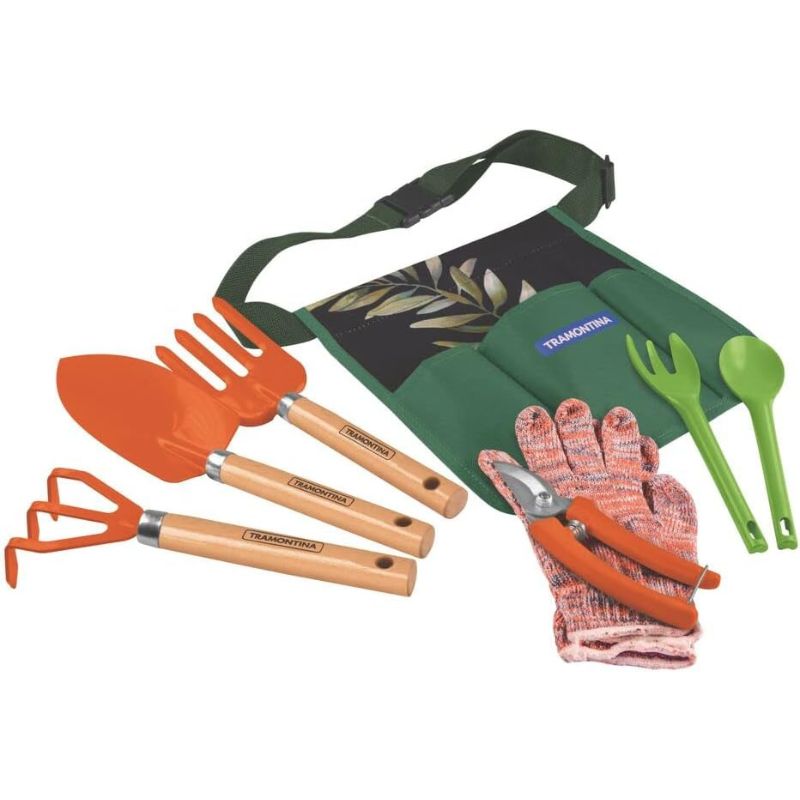 Pack Outils de Jardinage 8 Pcs de Tramontina