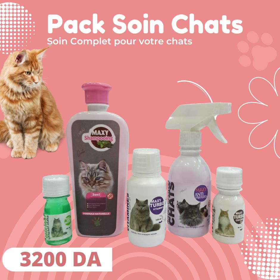 Pack de Soin Complet pour Chats Animaxy