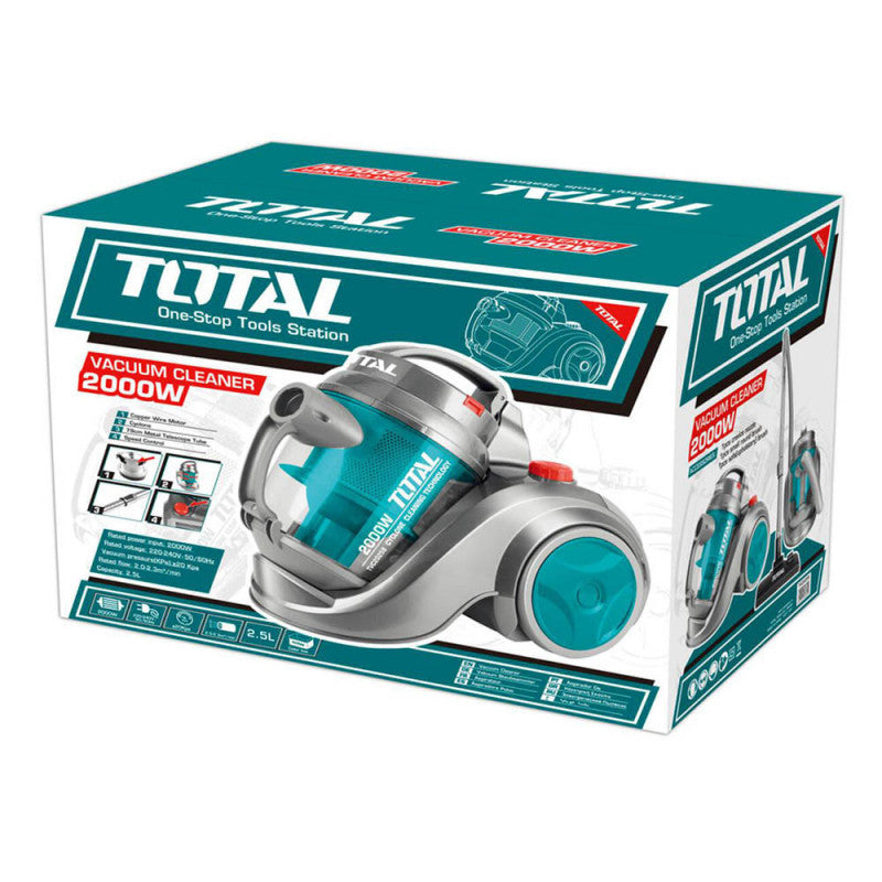 Aspirateur professionnel 2.5L 2000W TOTAL TVC20258